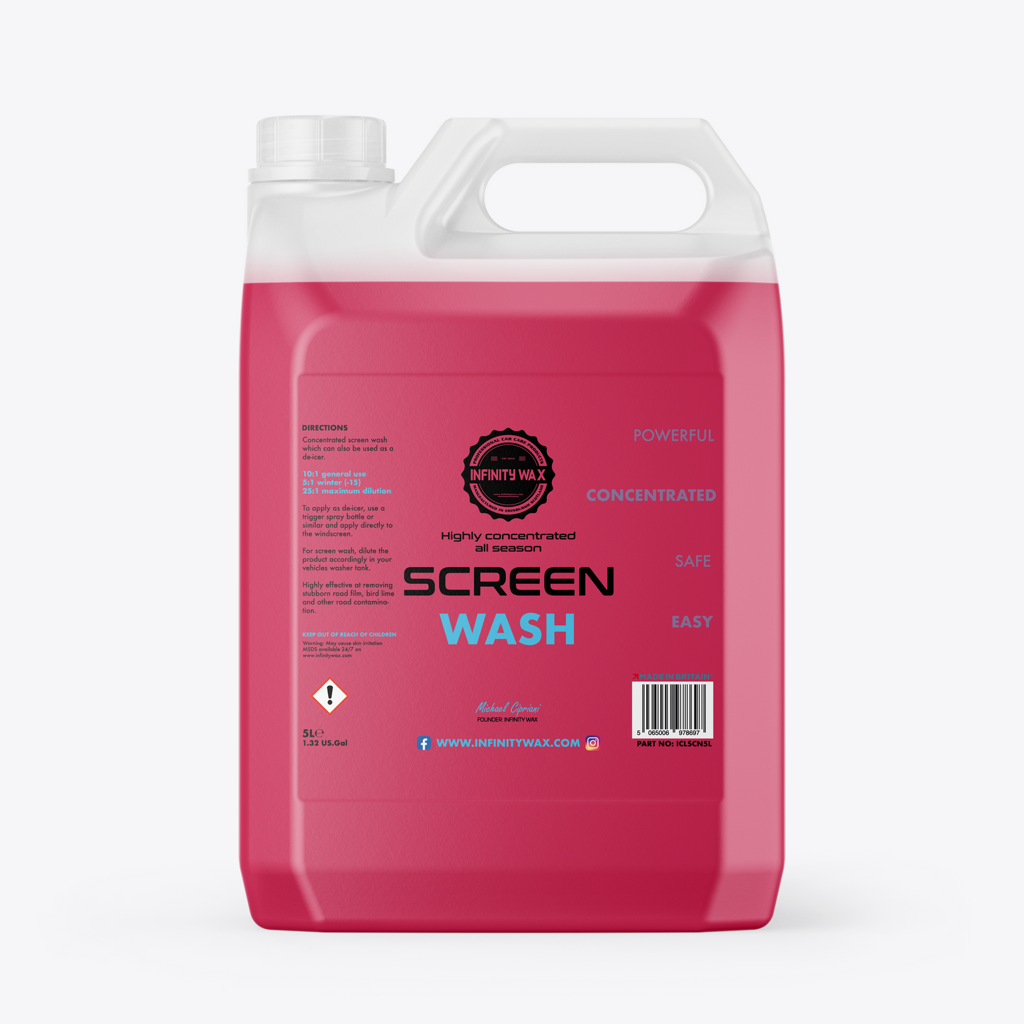 2 In 1 Screen Wash and De-icer Concentrate