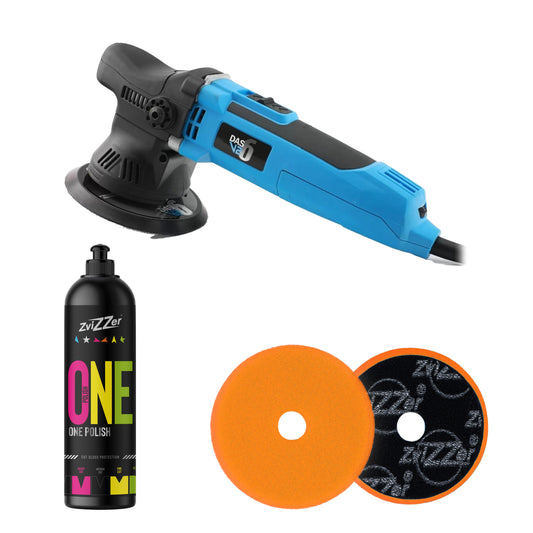 DAS-6 v2 Dual Action Polisher - Zvizzer 1 Step Bundle